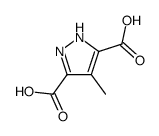 4-methyl-1H-pyrazole-3,5-dicarboxylic acid Structure