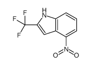 4-Nitro-2-(trifluoromethyl)-1H-indole结构式