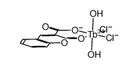 [Tb(coumarin-3-carboxylate)(H2O)2Cl2] Structure