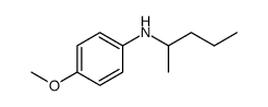 4-methoxy-N-(pentan-2-yl)aniline结构式