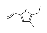 5-ethyl-4-methyl-thiophene-2-carbaldehyde结构式