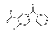 3-hydroxy-9-oxo-fluorene-2-carboxylic acid结构式