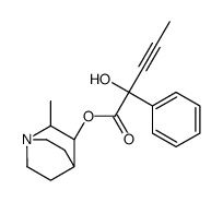 (2-methyl-1-azabicyclo[2.2.2]octan-3-yl) 2-hydroxy-2-phenylpent-3-ynoate Structure