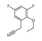 2-Ethoxy-3,5-difluorophenylacetonitrile结构式