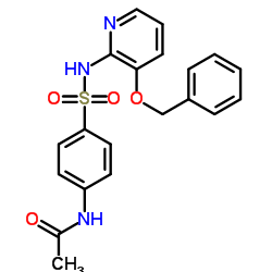 N-(4-{[3-(Benzyloxy)-2-pyridinyl]sulfamoyl}phenyl)acetamide Structure