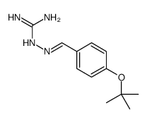 2-[(E)-[4-[(2-methylpropan-2-yl)oxy]phenyl]methylideneamino]guanidine结构式