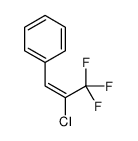 (2-chloro-3,3,3-trifluoroprop-1-enyl)benzene Structure