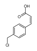 (E)-3-[4-(chloromethyl)phenyl]prop-2-enoic acid结构式