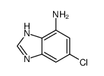 (9ci)-6-氯-1H-苯并咪唑-4-胺结构式