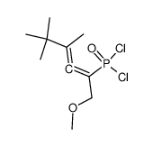 <3-tert-butyl-1-(methoxymethyl)-1,2-butadienyl>phosphonic dichloride结构式