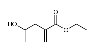 ethyl 4-hydroxy-2-methylenepentanoate Structure