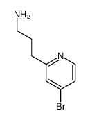 3-(4-bromopyridin-2-yl)propan-1-amine结构式