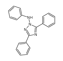 1-anilino-3,5-diphenyl-1H-1,2,4-triazole Structure