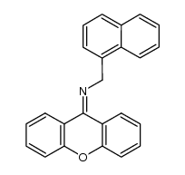 N-(1-naphthylmethyl)xanthone imine结构式