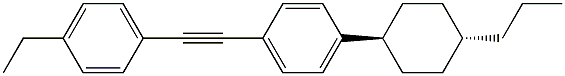 1-[(4-Ethylphenyl)ethynyl]-4-(trans-4-propylcyclohexyl)benzene Structure