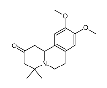 9,10-dimethoxy-4,4-dimethyl-1,3,4,6,7,11b-hexahydro-pyrido[2,1-a]isoquinolin-2-one结构式
