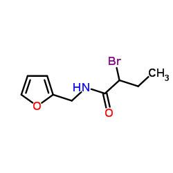 2-Bromo-N-(2-furylmethyl)butanamide结构式