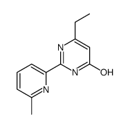 6-ethyl-2-(6-methylpyridin-2-yl)-1H-pyrimidin-4-one Structure