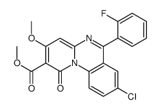 methyl 8-chloro-6-(2-fluorophenyl)-3-methoxy-1-oxopyrido[1,2-a]quinazoline-2-carboxylate Structure