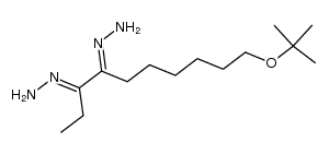 (10-(tert-butoxy)decane-3,4-diylidene)bis(hydrazine)结构式