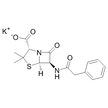 Penicillin G potassium Structure