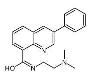 N-[2-(dimethylamino)ethyl]-3-phenylquinoline-8-carboxamide Structure
