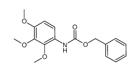 benzyl 2,3,4-trimethoxyphenylcarbamate结构式