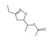3-ethyl-5-α-acetoxyethylisoxazoline Structure