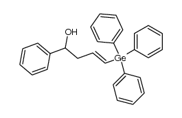 1-phenyl-4-triphenylgermyl-3-buten-1-ol结构式