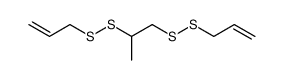 6-methyl-4,5,8,9-tetrathiadodeca-1,11-diene结构式