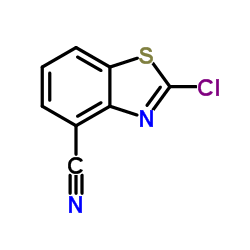 2-Chloro-1,3-benzothiazole-4-carbonitrile Structure