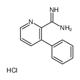 3-phenylpyridine-2-carboximidamide,hydrochloride Structure