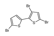 3,5-dibromo-2-(5-bromothiophen-2-yl)thiophene Structure