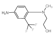 2-[4-Amino(methyl)-2-(trifluoromethyl)anilino]-1-ethanol结构式
