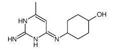 4-[(2-amino-6-methylpyrimidin-4-yl)amino]cyclohexan-1-ol Structure