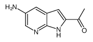 1-(5-氨基-1H-吡咯并[2,3-B]吡啶-2-基)-乙酮结构式