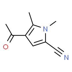 1H-Pyrrole-2-carbonitrile, 4-acetyl-1,5-dimethyl- (9CI) picture