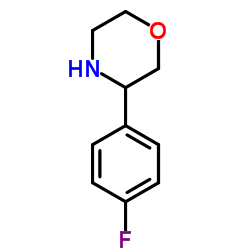 3-(4-Fluorophenyl)morpholine Structure