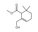 methyl 6,6-dimethyl-2-(hydroxymethyl)-2-cyclohexene-1-carboxylate Structure