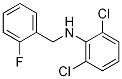 2,6-二氯-N-(2-氟苄基)苯胺结构式