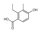 2-ethyl-4-hydroxy-3-methylbenzoic acid结构式