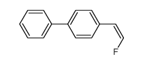 (Z)-4-(2-fluorovinyl)biphenyl结构式