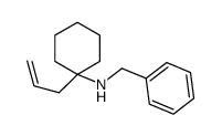 N-benzyl-1-prop-2-enylcyclohexan-1-amine结构式