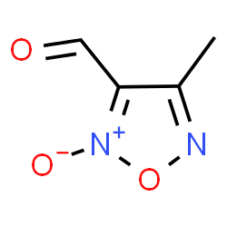 4-Methyl-1,2,5-oxadiazole-3-carbaldehyde 2-oxide结构式
