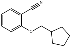 2-(cyclopentylmethoxy)benzonitrile Structure