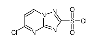 5-Chloro-[1,2,4]triazolo[1,5-a]pyrimidine-2-sulfonyl chloride Structure