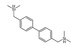 [4-[4-(dimethylsilylmethyl)phenyl]phenyl]methyl-dimethylsilane Structure