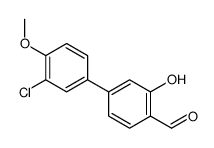 4-(3-chloro-4-methoxyphenyl)-2-hydroxybenzaldehyde Structure