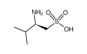 (R)-2-amino-3-methylbutanesulphonic acid结构式