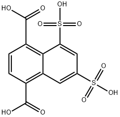 5,7-disulfonaphthalene-1,4-dicarboxylic acid Structure
